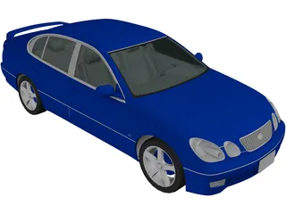 Toyota Aristo 3D Model preview