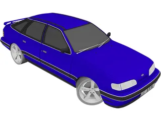 Ford Scorpio 3D Model preview