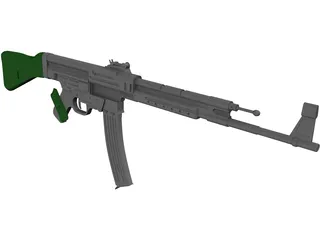 Sturmgewehr 44 3D Model preview