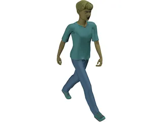 Boy 3D Model preview