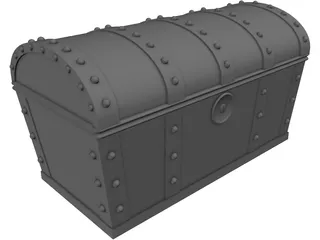 Treasure Chest 3D Model preview