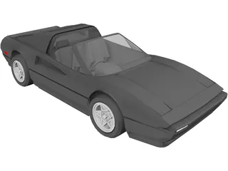 Ferrari 308 GTS 3D Model preview