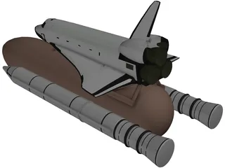 Space Shuttle Challenger 3D Model preview