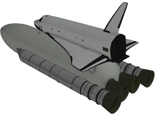 Space Shuttle Buran [+Energia] 3D Model preview