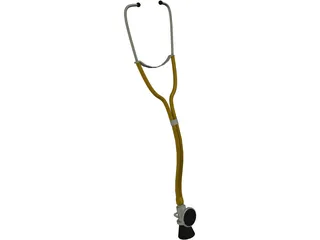 Stethoscope 3D Model preview