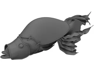 Exotic Fish 3D Model preview