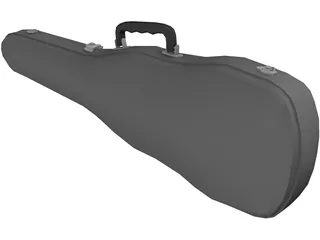 Violin Case 3D Model preview