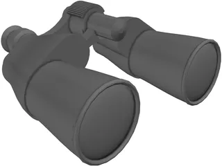 Binoculars 3D Model preview