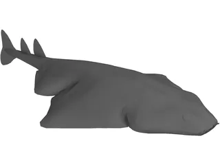 Angel Shark 3D Model preview