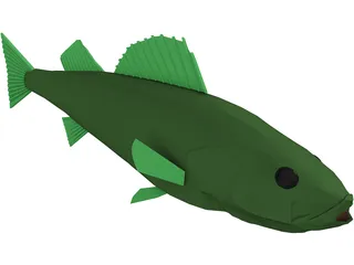 Walleye 3D Model preview
