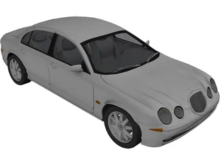 Jaguar S-Type (1998) 3D Model preview