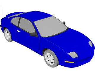 Pontiac Sunfire Coupe (1998) 3D Model preview