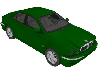 Jaguar X Type (2003) 3D Model preview