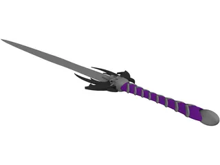 Sword Skull 3D Model preview