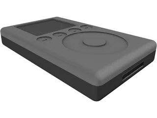 Apple iPod Music Player 3D Model preview