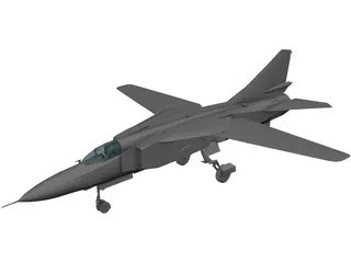 MiG-23ML Flogger-G 3D Model preview