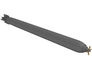 Torpedo 3D Model preview
