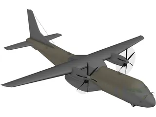 EADS CASA C-295 Persuader 3D Model preview