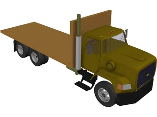 Ford Platform Truck 3D Model preview
