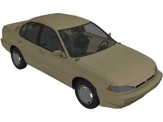 Toyota Corolla 3D Model preview
