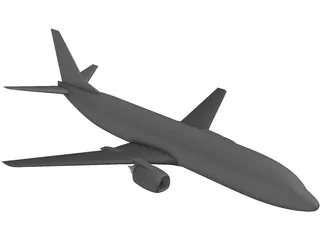 Boeing 737-400 3D Model preview