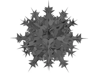 Snowflake 3D Model preview
