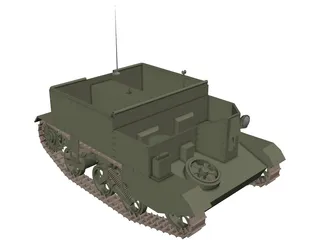 Universal (Bren Gun) Carrier 3D Model preview