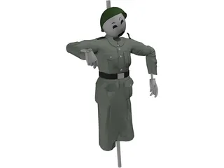 Scarecrow 3D Model preview