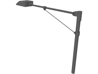 BEGA Gantry Light 3D Model preview