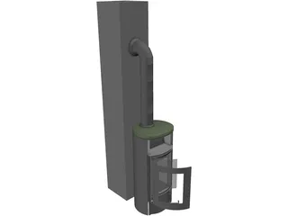 Oven Modern 3D Model preview