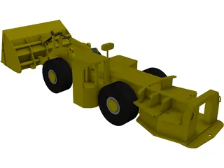 Shovel Loader 3D Model preview