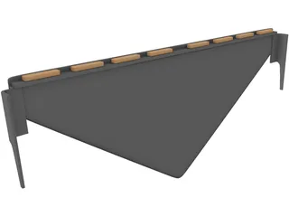 Federal Signal Jet Police Lightbar 3D Model preview