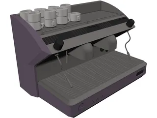 Coffee Machine 3D Model preview