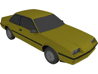 Buick Skyhawk (1984) 3D Model preview