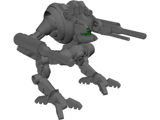Uziel Battletech 3D Model preview