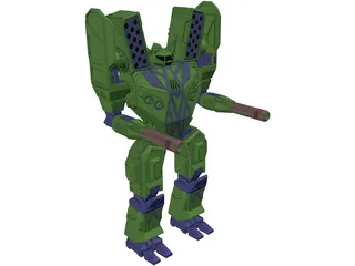 Mauler Battletech 3D Model preview