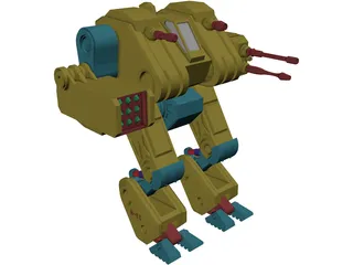 Thanatos Battletech 3D Model preview