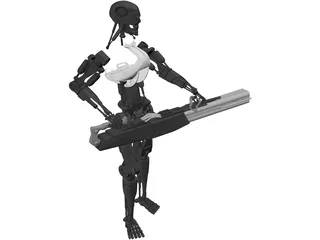 T-800A Dark Hunter 3D Model preview