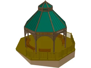 Gazebo 3D Model preview