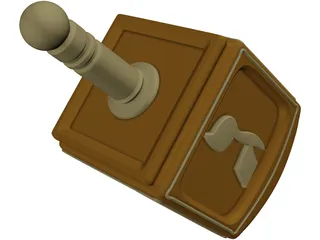 Dreidel 3D Model preview