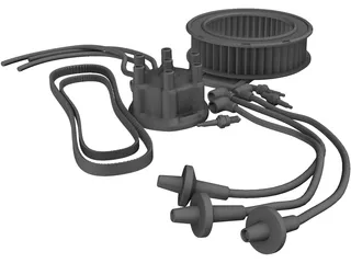 Auto Parts 3D Model preview