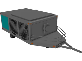 Airport Conditioner 3D Model preview