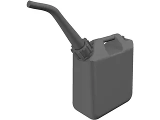 General 20L Gas Can 3D Model preview