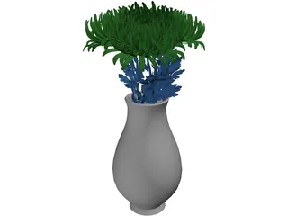 Flowers 3D Model preview