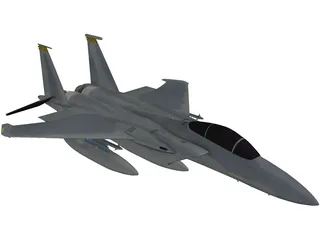 F-15C 3D Model preview