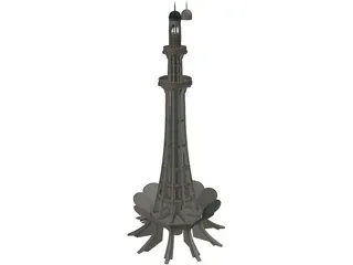 Minar-e-Pakistan 3D Model preview