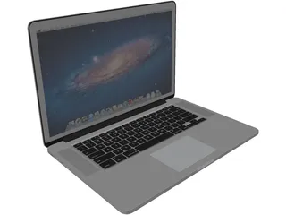 Apple Macbook Pro 15 Inch 3D Model preview