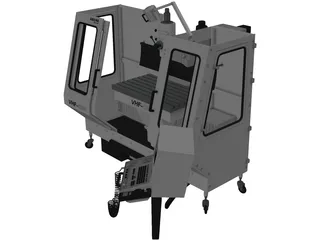 Milling Machine VHF-680 3D Model preview