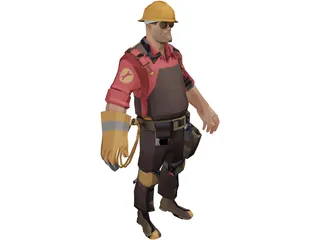 Engineer 3D Model preview