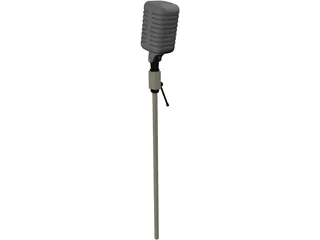 Microphone 3D Model preview